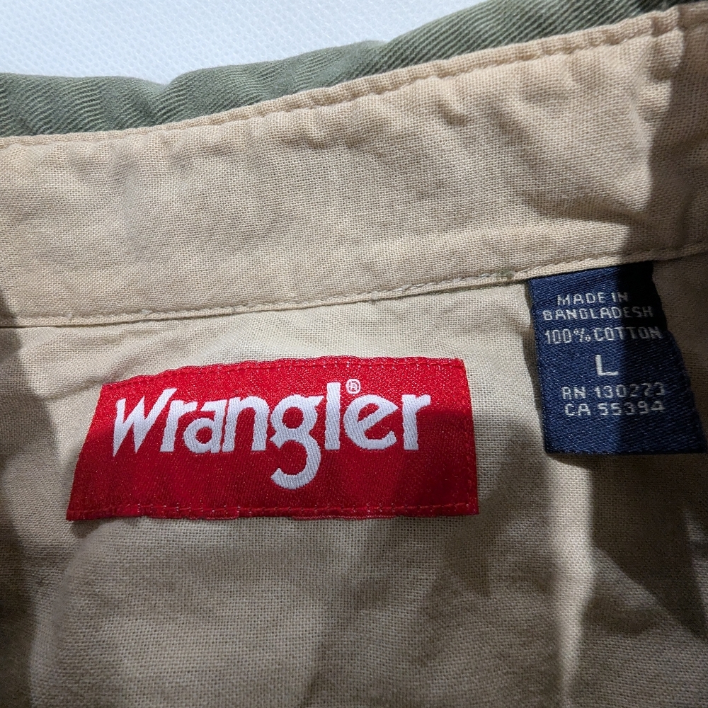 Vintage Wrangler Cotton Twill Western Style Shirt - Picture 7 of 7